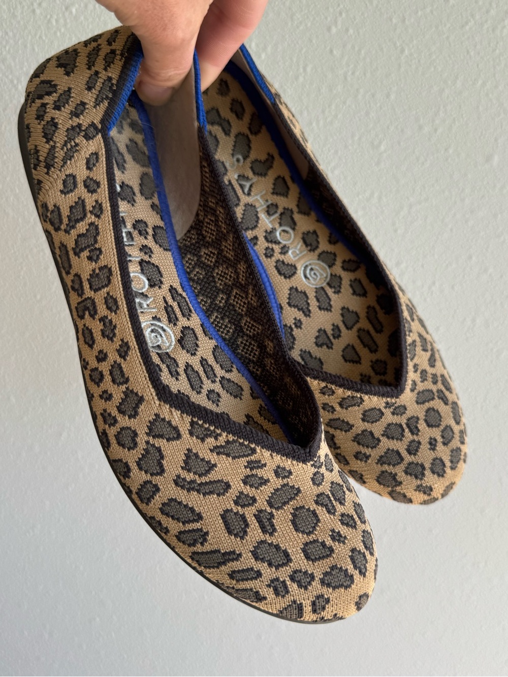 Rothy’s Leopard Print Ballet Flats 7.5 balletcore/everyday/minimalist
